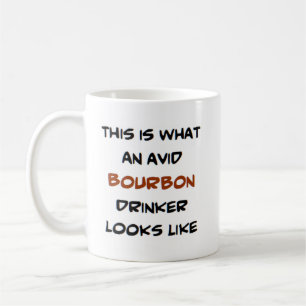 Taza De Café bebedor de bourbon, ávido