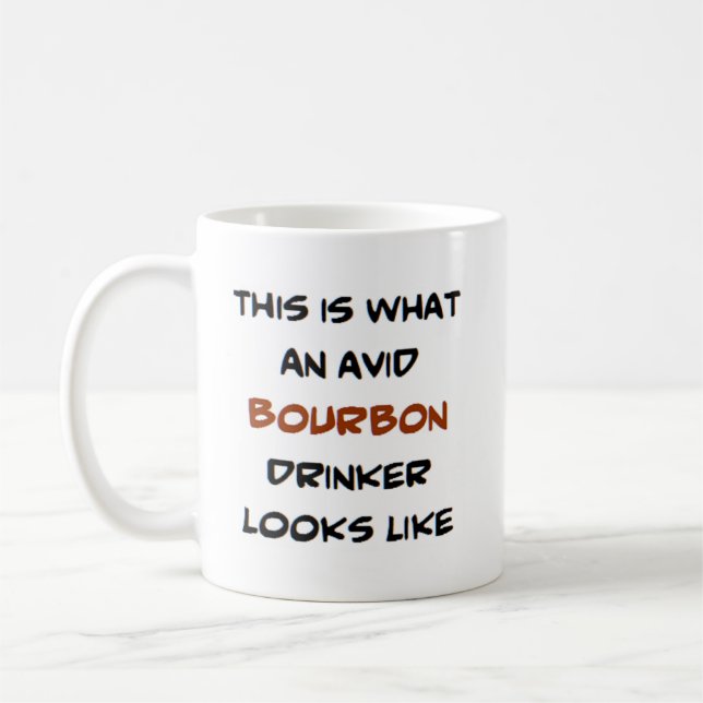 Taza De Café bebedor de bourbon, ávido (Izquierda)