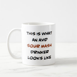Taza De Café bebedor de ceniza agria, ávido
