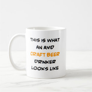 Taza De Café bebedor de cerveza artesanal, ávido