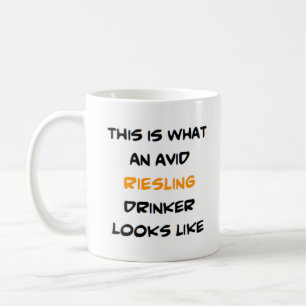 Taza De Café bebedor de riesling, ávido