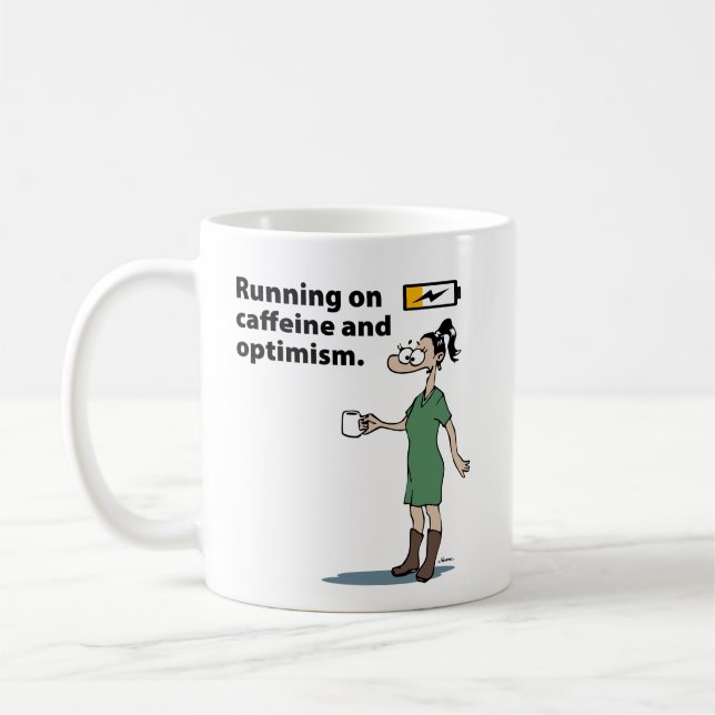 Taza De Café Bebedora de café femenina (Izquierda)