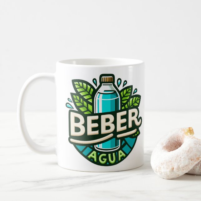 Taza De Café Beber agua (Con donut)