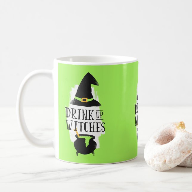 Taza De Café Beber brujas (Con donut)