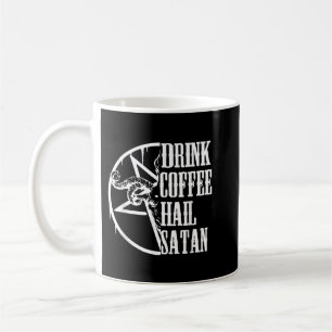 Taza De Café Beber café Hail Satan