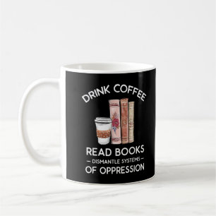 Taza De Café beber café leer libros desmantelar sistemas de opp