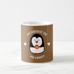 Taza De Café Beber de pingüino de chocolate caliente de dos ton