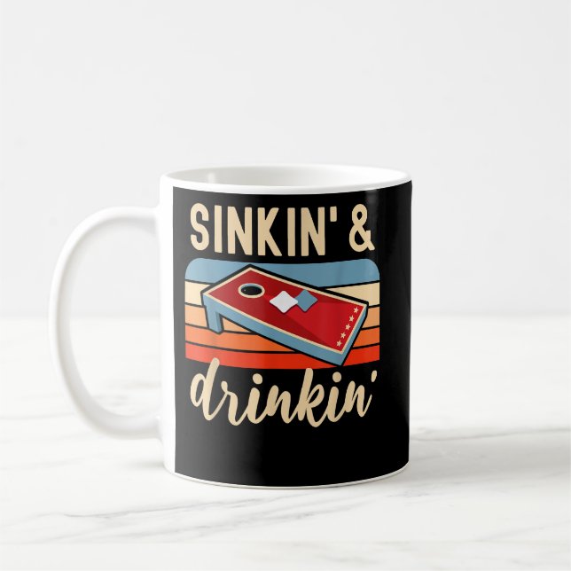 Taza De Café Beber juego de puntería divertida (Izquierda)