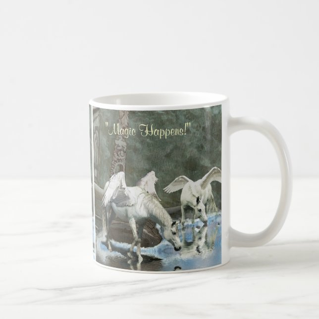 Taza De Café BEBER PEGASI Y TOTEMAS Fantasía Art Mug (Derecha)