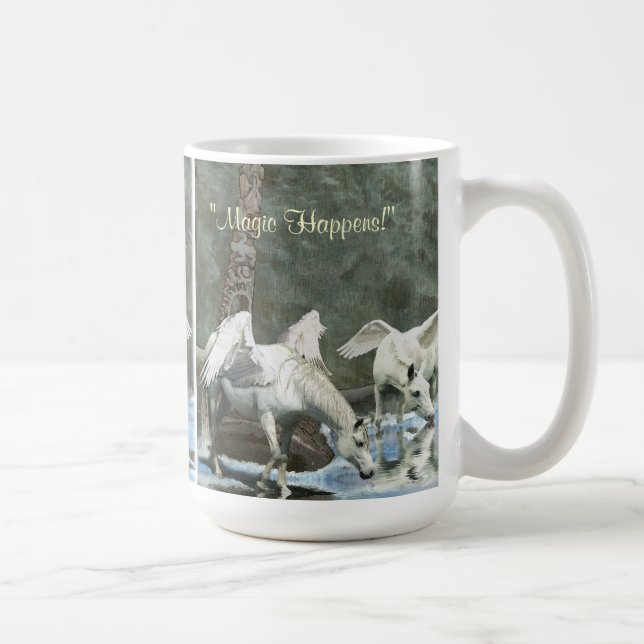 Taza De Café BEBER PEGASI Y TOTEMAS Fantasía Art Mug (Derecha)