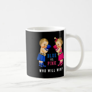 Taza De Café Bebés De Boxeo Azul Vs Rosado Género Revelar Fiest