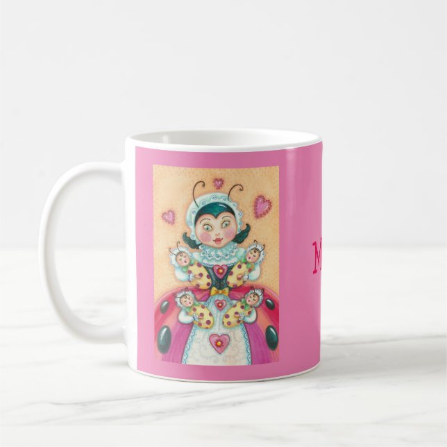 TAZA DE CAFÉ BEBÉS DE LADYBUG... MOM MUG (Izquierda)