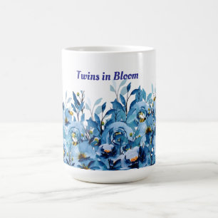 Taza De Café Bebés en el Baby Shower gemelo de Bloom