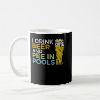 Taza De Café Bebí Cerveza Y Pee En Piscinas Grunge Grunge Grung