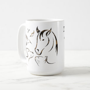 Taza De Café Bebida Café Salvar Animales Tomar Napas Animal Lov