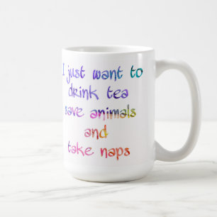 Taza De Café Bebida Café Salvar Animales Tomar Napas Animal Lov