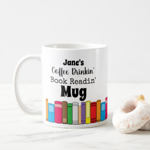 Taza De Café Bebida de café por nombre, lectura de libros