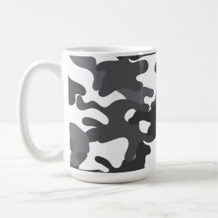 Taza De Café Bebida de camuflaje blanco para viajar café Mug