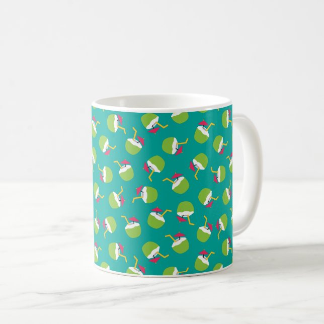 Taza De Café Bebida de coco joven (Anverso derecho)
