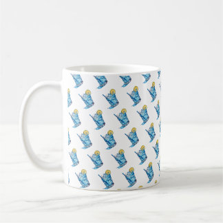 Taza De Café Bebida de cócteles de la laguna azul acuática