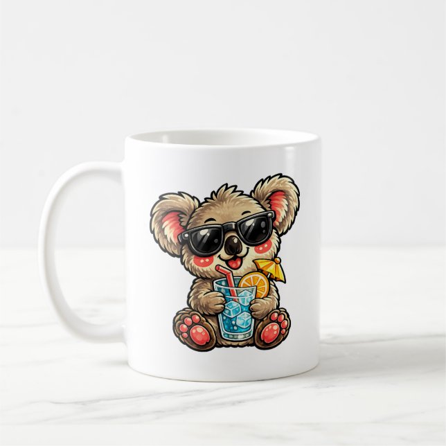Taza De Café Bebida de Koala Genial (Izquierda)