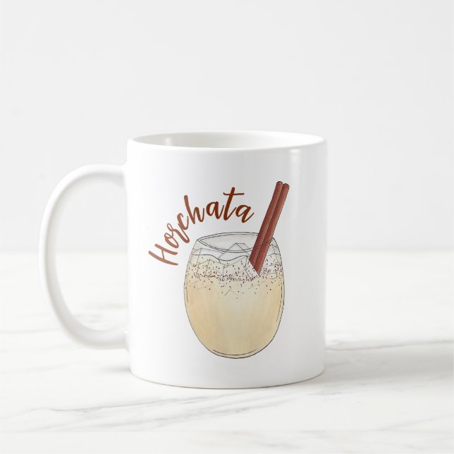Taza De Café Bebida española mexicana Horchata Orxata (Izquierda)