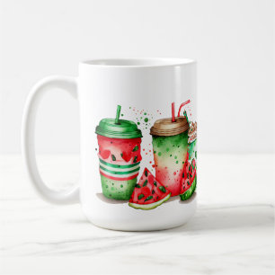 TAZA DE CAFÉ BEBIDAS DE AGUA DE COLOR ROJO VERDE BLANCO BLANCO