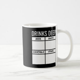Taza De Café Bebidas de Despedida de Soltero Gráfico de Recuent