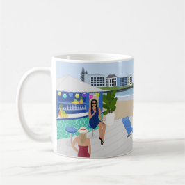 Taza De Café Bebidas en el Beach Bar