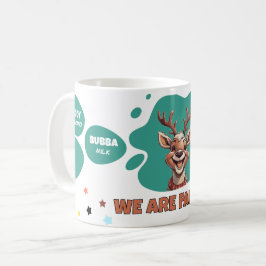 Taza De Café Bebidas familiares de renos festivos nombres regal