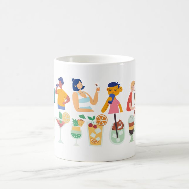 Taza De Café Bebidas frías dulces que la gente ama (Centro)