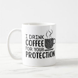 Taza De Café Bebo café para su protección