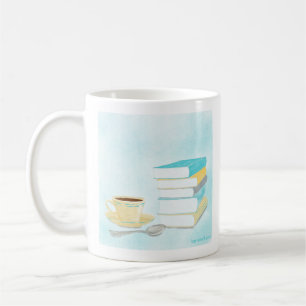 Taza De Café Bebo café y leo libros Mug