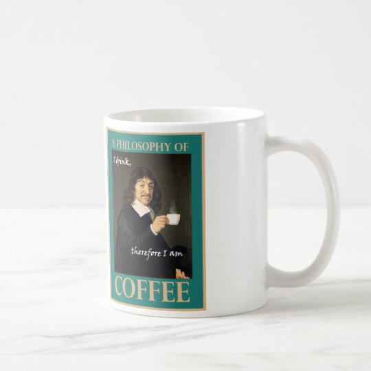 Taza De Café Bebo, por lo tanto estoy
