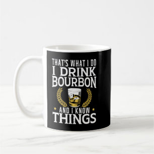 Taza De Café Bebo whisky y sé cosas malt bourbon Swe