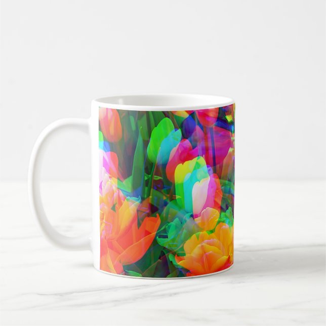Taza De Café Becher mit Flower Power - Blumenpracht 5 (Izquierda)