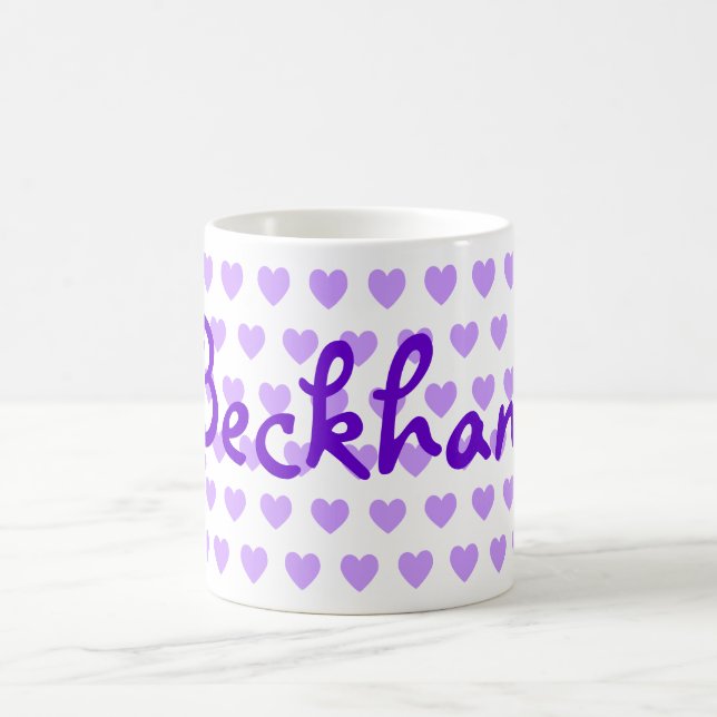 Taza De Café Beckham en morado (Centro)
