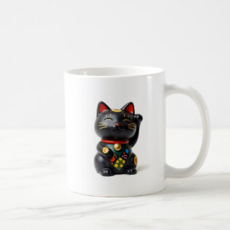 Taza De Café beckoning cat: Japanese-Inspired Art