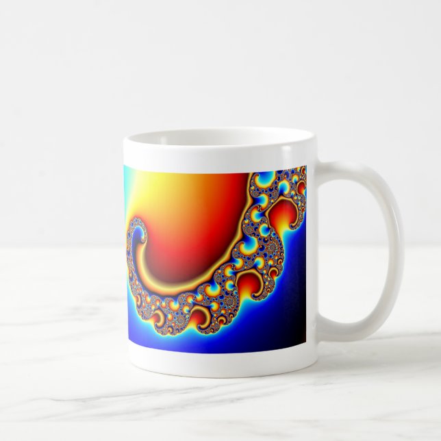 Taza De Café Beckoning - Fractal (Derecha)