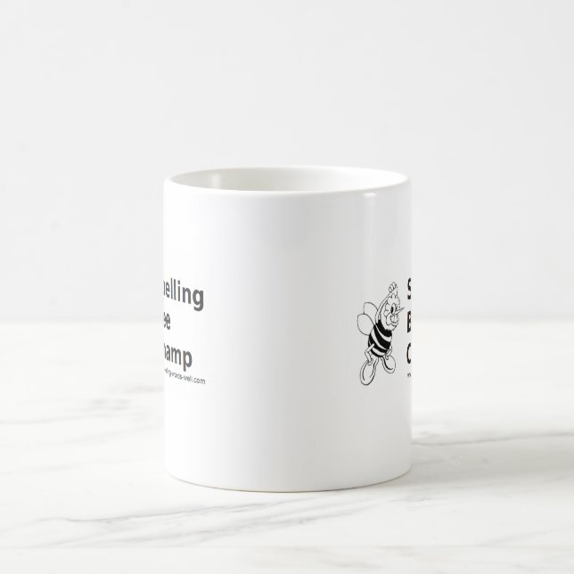 Taza De Café Bee Champ Spelling Mug (Centro)