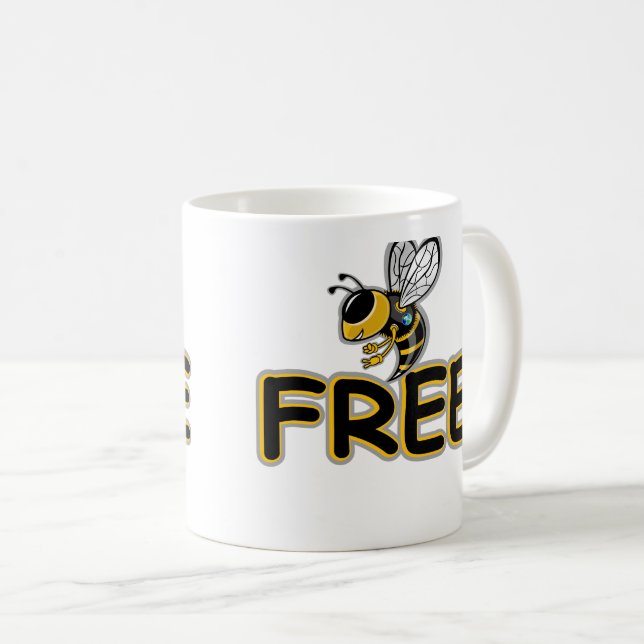 TAZA DE CAFÉ BEE FREE (Anverso derecho)
