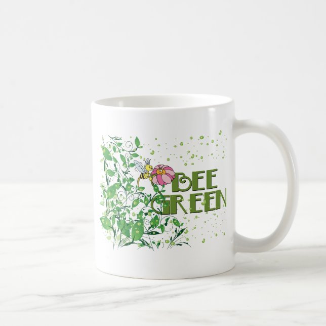 Taza De Café Bee Green (Derecha)