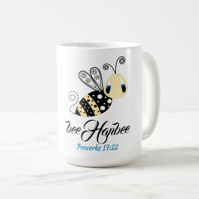 Taza De Café Bee Hapbee Mug (Anverso derecho)