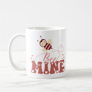 Taza De Café Bee Mine Cute El día de San Valentín Bee