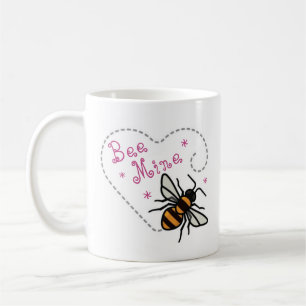 Taza De Café Bee Mine Heart El día de San Valentín