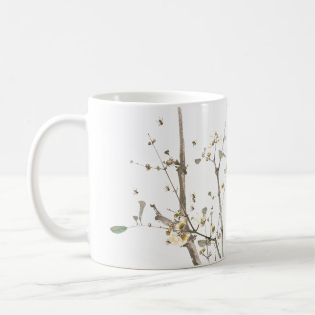 Taza De Café Bee Mug Floral (Izquierda)