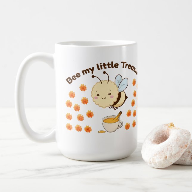 Taza De Café Bee My Little Treasure (Con donut)