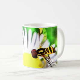 Taza De Café Bee on Daisy Coffee Mug