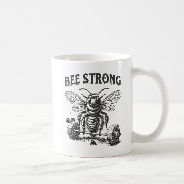 Taza De Café Bee Strong (Derecha)
