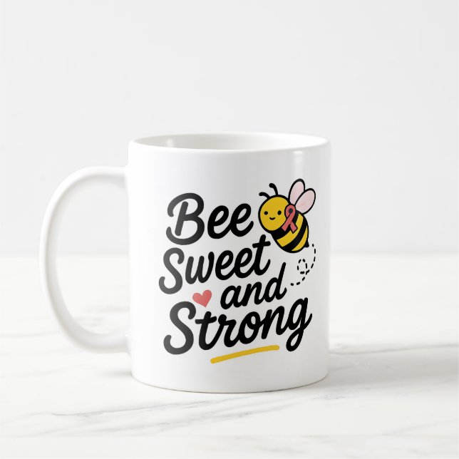 Taza De Café Bee Sweet and Strong (Izquierda)